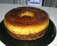 Bolo pudim de chocolate