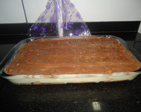 Pavê de chocolate e creme