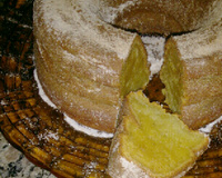 Bolo de maçã com coco