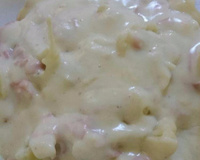 Couve-flor com molho branco