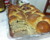 Rosca de canela e passas da Lú