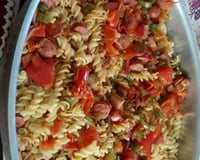 Macarrão ao forno com bacon e mussarela