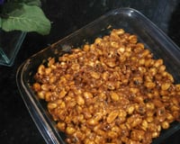 Pé de moleque de leite condensado