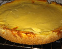 Torta delicada de ricota com passas chefe Iris Baldissara