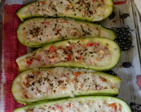 Abobrinha recheada supimpa