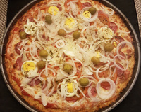 Pizza low carb couve-flor Saraiva