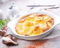 Batata Gratinada com Requeijão