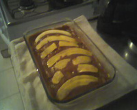 Lasanha doce com recheio de banana