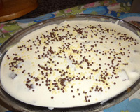 Pavê de Bis branco e preto