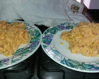 Risoto com creme de leite