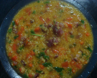 Canjiquinha com carne seca e bacon