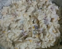 Macarrão com molho branco diferente