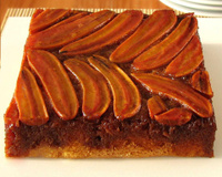 Bolo Caramelado de banana