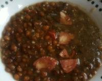 Sopa de lentilha da Pauleca