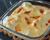Couve-flor gratinada