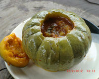 Minimoranga Recheada com carne moida