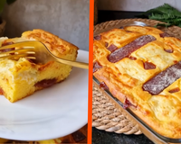 Bolo de flocão com queijo e goiabada: a combinação perfeita com gostinho de roça para um lanche irresistível
