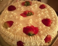 Massa de bolo de aniversário