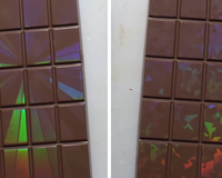 Parece mágica, mas é pura ciência: chocolate holográfico sem usar uma gota de corante ou glitter