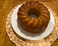 Bolo fit de banana com aveia