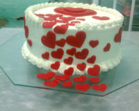 Bolo decorado com pasta americana