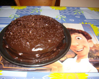 Bolo brigadeiro de chocolate