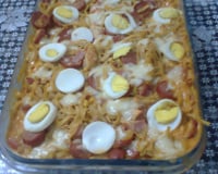 Macarrão espaguete ao forno