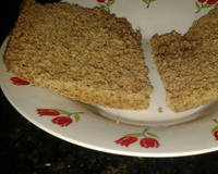 Pão rápido de micro-ondas e de aveia