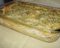 Lasanha caseira de frango