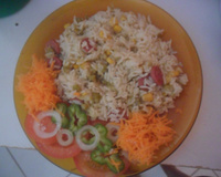 Arroz de panela de pressão da Josi