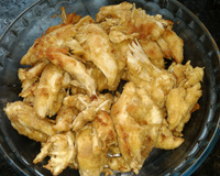 Filé de peito de frango à milanesa