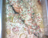 Salmão ao creme