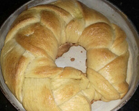 Pão caseiro simples (pão sovado)