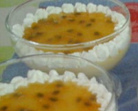 Mousse de maracujá cremoso