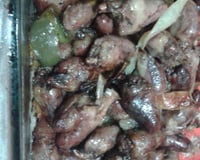 Coração de galinha ao forno