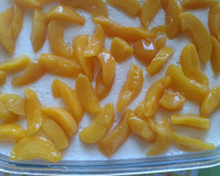 Creme gelado de pêssego