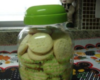 Bolachinhas de maizena com raspas de limão