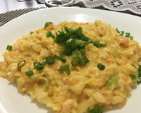 Risoto de camarão à minha moda
