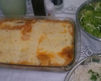 Escondidinho de aipim com carne moída