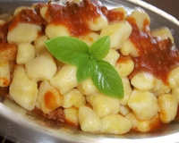 Nhoque de mandioquinha