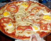 Pizza fácil de frango