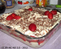 Torta sensação de morango