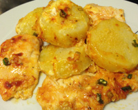 Frango com batatas no forno simples