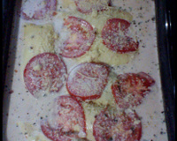 Lasanha de massa de pastel