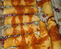 Panqueca fácil de presunto e queijo