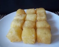 Mandioca frita cremosa