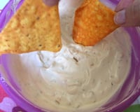 Doritos dippas french onion caseiro (molho de cebola)