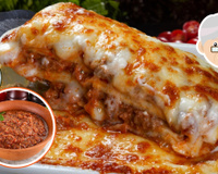 Minha avó italiana faz essa lasanha com o verdadeiro molho a bolonhesa todo domingo e a gente só "mamma mia" pra cá, "grazie mille" pra lá…