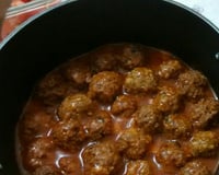 Almôndega à parmegiana (porpeta)