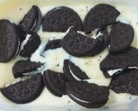 Creme branco com oreo super fácil